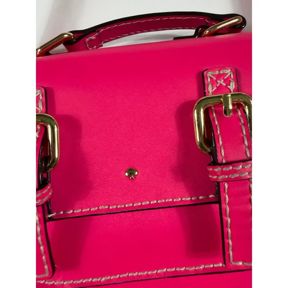 Kate Spade New York x GapKids Pink Leather Satchel Crossbody Purse Girls